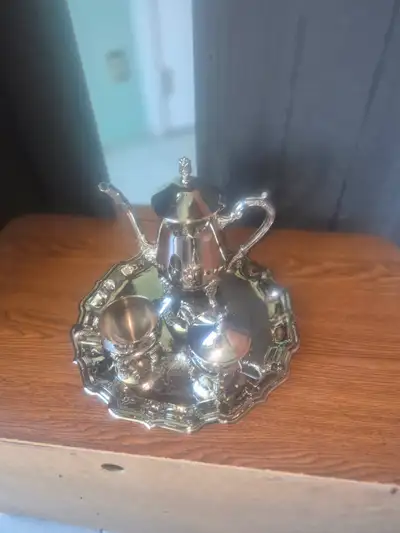 Silver tea set, View more