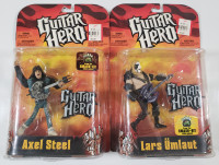 Lot 2 McFarlane Guitar Hero Axel Steel & Lars Ümlaut Figures