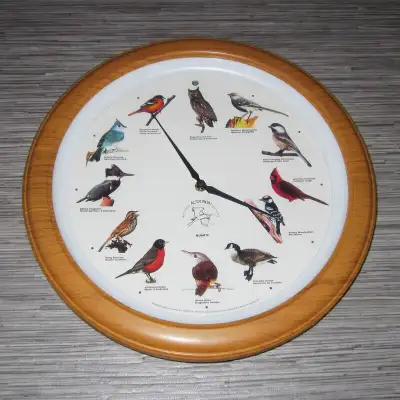 Audubon Society Singing Bird wall clock, View more