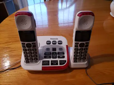 Panasonic volume enhanced land line phones, View more