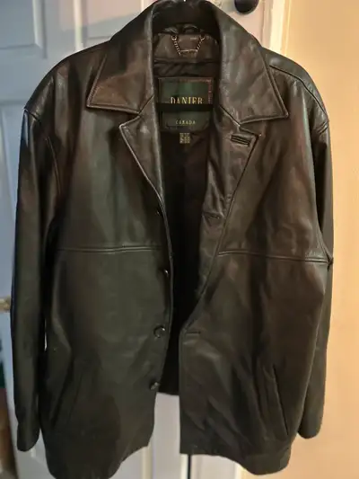 men’s leather jacket, View more