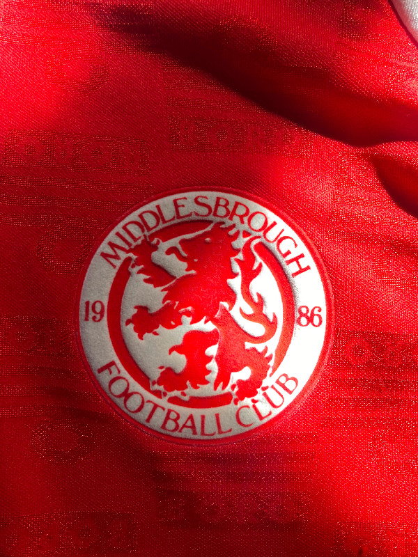 MIDDLESBROUGH Admiral Home Jersey 1992/1994  FOOTBALL JERSEY in Arts & Collectibles in Oakville / Halton Region - Image 3