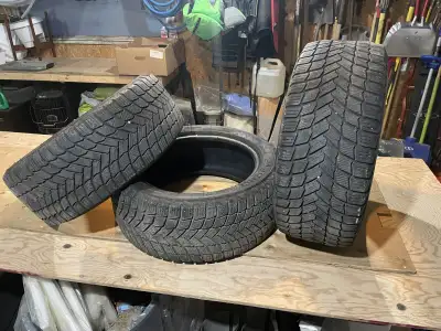 245/ 45/ R17 Used for two seasons, 60% tread life left. A nail went through the side wall of the fou...