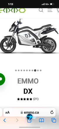Emmo electric motorcycle 
