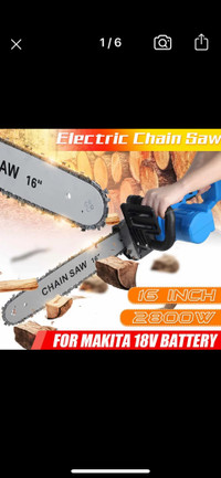 Firm price Brand new 16” CHAINSAW.  