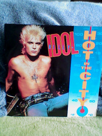 Hot in the city record by Billy Idol LP