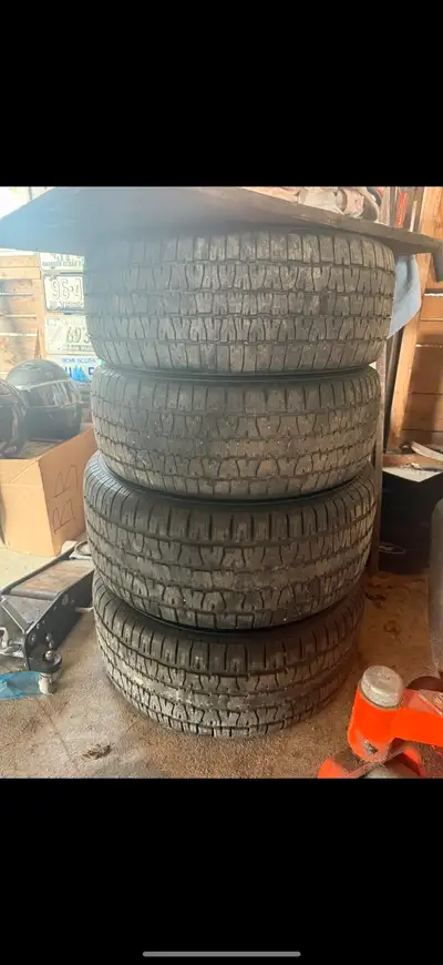4 BFs white letter tire. 275/60/15 and 215/60/15s. Along with 2 mustang chrome rims. 15x7. Call or T...