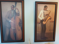 Framed Jazz Musician Prints