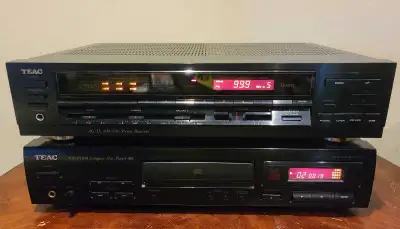 TEAC stereo receiver & CD player vintage, View more