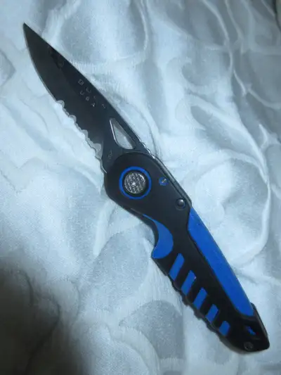 Buck Knives NXT I-TS W/Pocket Clip 420HC 2oz 4" 281RDX blue Vintage Folding Pocket Knife 2000 USA Ra...