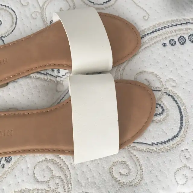 Shein slip on faux leather slides63234499357057122