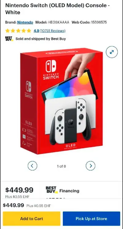 Brand New  Nintendo switch  OLED, View more