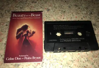 Beauty and the Beast Cassette Single Celine Dion Peabo Bryson, View more