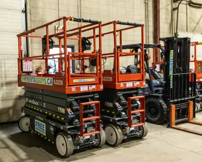 Skyjack SJ3226 Scissor Lift Available To Rent in Red Deer We offer free delivery and pickup in Red D...
