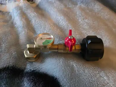 Propane transfer tank fill adapter , View more