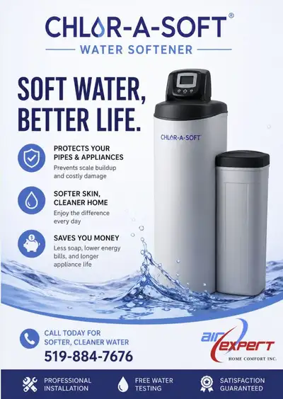 WATER SOFTENER WATER SOFTENER CHLOR-A-SOFT WATER  SOFTENER, View more