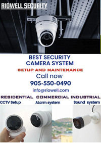 CCTV camera and alarm system installation package
