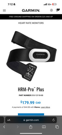 GARMIN HRM-PRO PLUS