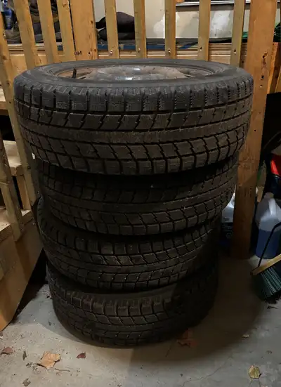 Tires might make it through another season, almost down to wear bars. Wheels are in good condition,...
