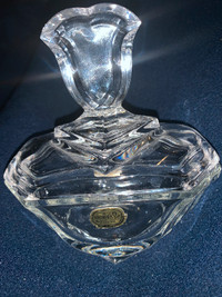 Bonbonnière, trinket, Bohemian Glass Czechoslovakia vintage
