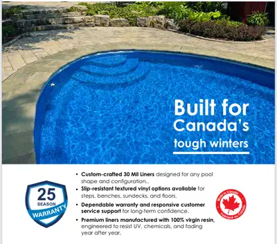 Platinum and Platinum Plus vinyl liner patterns for 2026 season. Please arrange Early booking. Conta...