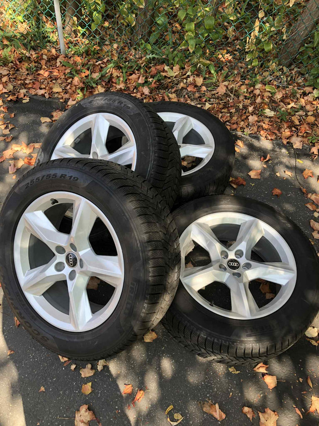 Audi Q7 255/55R19 Pirelli Scorpion winter tires with Audi rims in Tires & Rims in City of Toronto