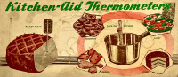 Antiquité 1950 Collection Ensemble thermomètres KITCHEN-AID L