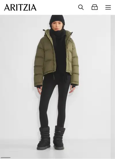 Aritzia Super puff shorty, View more