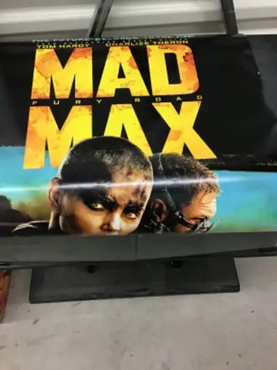 Mad Max movie poster half the size of a movie regular poster, View more