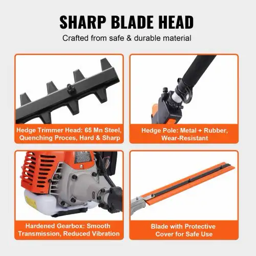 VEVOR 43CC 6-in-1 Multi-Functional Trimming Tools - | Power Tools ...