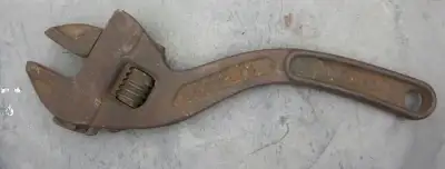 Vintage tool Westcott adjustable wrench no. 80 ten inch, View more