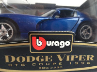 Burago 1/18 Dodge Viper GTS Coupe 1996 NIB