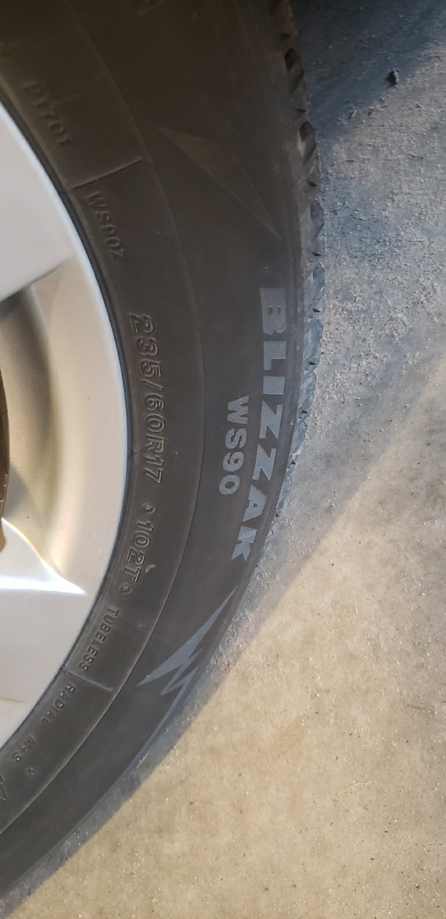 Blizzak Winter Tires & Alloy Rims  in Tires & Rims in Peterborough - Image 2