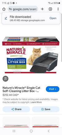 Automatic Litter Box used 1 week. 