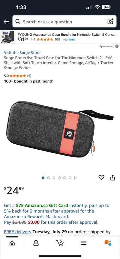 Surge Nintendo Switch Case, View more