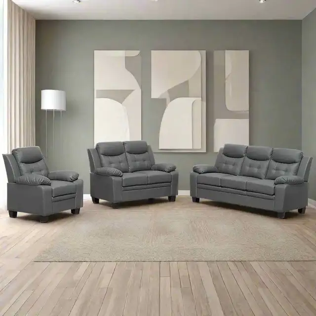 3+2+1 Sofa Set | Premium Quality | Free Home Delivery in Couches & Futons in Peterborough - Image 3