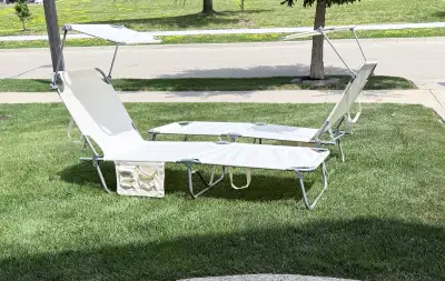 New! Foldable Beach Lounge Chairs, View more