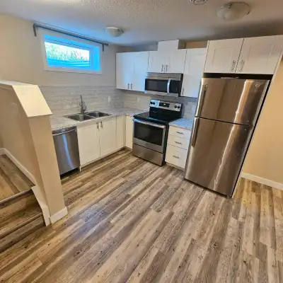 2 bedroom basement apartment