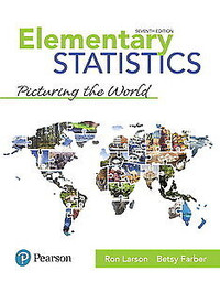 Elementary Statistics +MyLabStat 24m 7E Larson 9780134684901