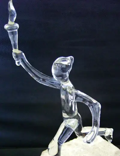 OLYMPIC GAMES SCULPTURE—TORCH RUNNER—OPENING CEREMONIES—BEIJING, View more