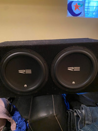 RE Audio REX 10" Subwoofers (200W ea. 4 Ohm)