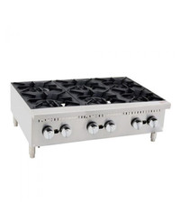 Commercial 6 Burner Stove Hot Plate (Natural Gas/Propane)