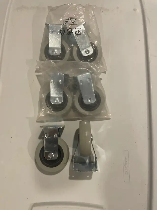 Casters set of 6 