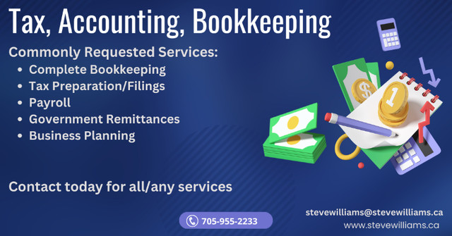 Taxes/Accounting/Bookkeeping made easy and understandable! in Financial & Legal in Barrie