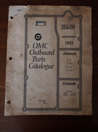 1968 evinrude / johnson 18hp outboard parts manual