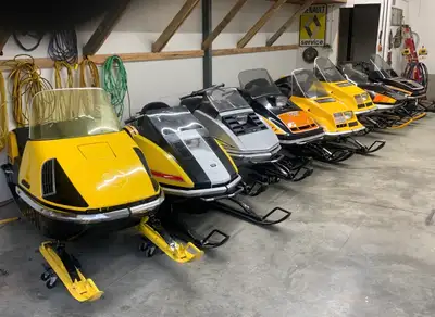 8 vintage ski doos all clean machines, prefer to sell as a package, call for details. 902-527-7780 ....