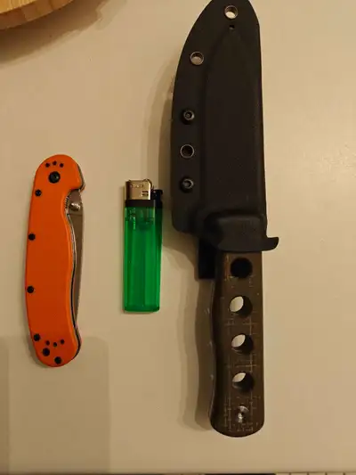 QSP Canary Fixed Blade & Ontario RAT-1 (AUS-8), View more