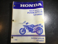 1984 Honda Interceptor VF1000F Motorcycle Service Manual
