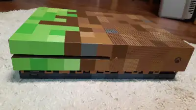 Turn your boring XBOX one S into a Microsoft XBOX One S Minecraft Limited Edition Console. Smoke fre...