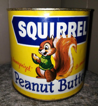 Squirrel Peanut Butter Tin